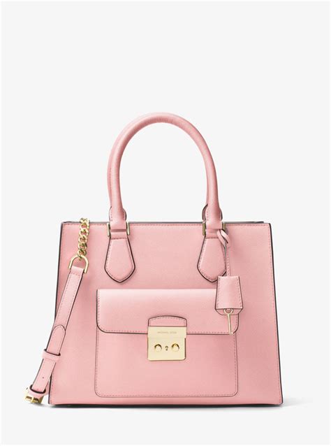 Bridgette Medium Saffiano Leather Tote – Michael Kors Pre